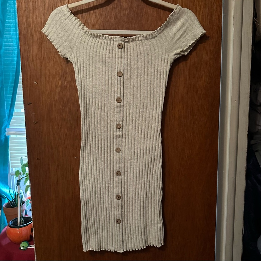 Off The Shoulder Bodycon Mini Dress